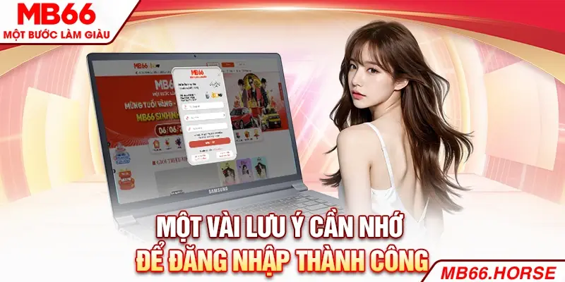 Một vài lưu ý cần nhớ để đăng nhập thành công